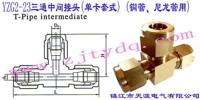 YZG2-23ͨg^(οʽ) (~)T-pipe Intermediate Connector