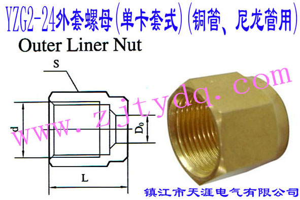 YZG2-24ĸ(οʽ)(~)Outer Liner Nut