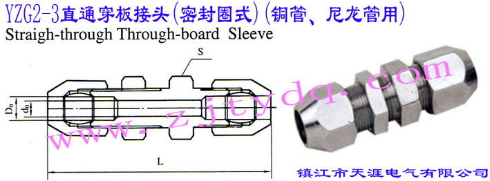 YZG2-3ֱͨ^(ܷȦʽ)(~)Straight-through Through-board Sleeve